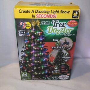 Star Shower Tree Dazzler LED Christmas Holiday Lights As Seen On TV WORKS